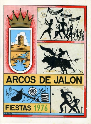 Fiestas patronales en honor al Cristo de la Buena Muerte 1976 Arcos de Jalón